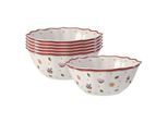 Schale VILLEROY & BOCH "Bols Toy's Delight ø 14,9 cm 6er Set bunt", bunt, L:14,9cm, Schüsseln, Schale