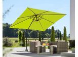 Ampelschirm SCHNEIDER SCHIRME "Rhodos Junior", grün (hellgrün), Obermaterial: 100% Polyester, Standschirme, Ampelschirm, mit Schutzhülle und Schirmständer, ohne Wegeplatten