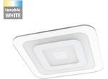 EGLO LED Deckenleuchte "REDUCTA 1", weiß, 1, H: 5cm, Leuchten, Deckenlampe weiß, Lichtfarbe einstellbar (CCT), Wohnzimmerlampe, 48cm, LED Deckenleuchte