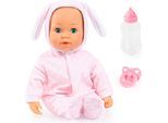 Babypuppe BAYER "First Words Baby, Anna 38 cm, rosa", rosa, Puppen, Baby, Babypuppe, mit Schlafaugen und Babygeräuschen