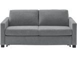 Schlafsofa HOME AFFAIRE "Vionelle, 3-Sitzer mit Kaltschaummatratze nach Wahl, Breite 206 cm", anthrazit, B:206cm H:81cm T:98cm, 100% Polyester, Sofas, Schlafsofa, Dauerschläfer mit wahlweise Standard- oder Premium-Matratze