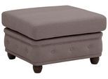 Polsterhocker HOME AFFAIRE "New Castle", grau (taupe), B:75cm H:45cm T:70cm, Hocker, Polsterhocker, passend zur "New Castle"-Serie, B/T/H: 75/70/45 cm