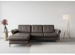 Ecksofa SIT & MORE "Göteborg", braun, B:268cm H:90cm T:176cm, Sofas, Ecksofa, Sitztiefenverstellung und Federkern, wahlweise mit Bettfunktion
