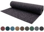 Nadelvliesteppich "MERLIN, Made in Netherlands", grau (anthrazit), B:200cm H:5,2mm L:1.800cm, Nadelfilz, PRIMAFLOR-IDEEN IN TEXTIL, Teppiche, Nadelvliesteppich, Flachgewebe, Nadelvlies, meliert, besonders robust & strapazierfähig