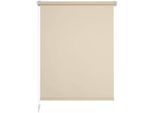 Seitenzugrollo LIEDECO "Klemmfix" Gr. 6, beige (creme), B:120cm H:150cm, Polyester, Rollos, Seitenzugrollo, inkl. Klemmträger