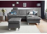 Hocker SIT & MORE "Daytona", grau (steel), B:58cm H:48cm T:58cm, Luxus-Microfaser ALTARA NUBUCK (100% Polyester);Struktur (100% Polyester);Luxus-Microfaser weich (98% Polyester 2% Polyamid), Hocker, Hocker