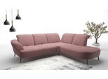 Ecksofa SIT & MORE "Dance, L-Form, inkl. Sitztiefenverstellung", lila (aubergine), B:302cm H:91cm T:270cm, 100% Polyester, Sofas, Ecksofa, inkl. Click&Seat, optional mit Kopfteilverstellung