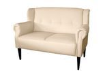 2-Sitzer HOME AFFAIRE "Moro", beige (creme), B:142cm H:101cm T:73cm, Luxus-Microfaser aus 100% Polyester;Softlux-Kunstleder, Sofas, 2-Sitzer, mit Federkern