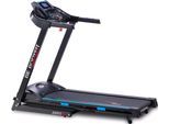 Laufband STAMM BODYFIT "Track Zero7", schwarz (schwarz, blau), LaufbänderB:71,5cm H:126,5cm L:159cm, Laufband, bis max. 16 km/h, klappbar, mit Steigung, 110 kg max. Benutzergewicht, B:71,5cm H:126,5cm L:159cm