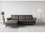 Ecksofa SIT & MORE "Göteborg", braun, B:268cm H:90cm T:176cm, Sofas, Ecksofa, Sitztiefenverstellung und Federkern, wahlweise mit Bettfunktion
