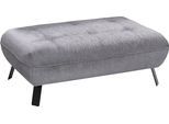 Hocker EXXPO - SOFA FASHION, grau (dunkelgrau), B:110cm H:44cm T:78cm, Hocker, Hocker, bequem und modern