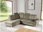 Ecksofa WERK2 "Brindisi, Multifunktion, bequem & komfortabel, Breite 263cm, L-Form", beige, B:263cm H:105cm T:212cm, 95% Polyester, 5% Nylon, Sofas, Ecksofa, mit verstellbaren Kopfteilen, Bettfunktion & Bettkasten