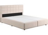 Boxbett COTTA "Nala", beige, B:166cm L:206cm, 100% Polyester, Komplettbetten, Boxbett, wahlweise mit Matratze und Topper erhältlich