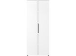 Aktenschrank GERMANIA "Mailand", weiß, B:80cm H:197cm T:40cm, Holzwerkstoff, Schränke, Aktenschrank, optional mit Schublade, Türdämpfer, Breite 80 cm, Made in Germany