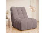 Sessel HOME AFFAIRE "AURELIAN, Love Seat XXL, Lese-Sessel, Big-Sessel", braun, B:88,5cm H:95,5cm T:130cm, 100% Polyester, Sessel, Sessel, mit Wellenunterfederung, Velours, Struktur fein, Struktur grob