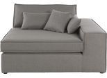Sofaelement OTTO HOME "Enid", beige (natur), B:128cm H:75cm T:130cm, Baumwollmix (60% Baumwolle/40% Leinen);Struktur fein (100% Polyester);Samtoptik (100% Polyester);Samtvelours (100% Polyester);Struktur (100% Polyester);Struktur recycelt (100% recyceltes Polyester), Polsterelemente, Sofaelement, als Teil eines Modulsofas, fester Sitzkomfort