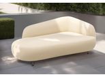 Polstergarnitur DOMO COLLECTION "Poika Bezug Fellimitat", beige, H:79cm T:88cm, 30% Polyester, 15% Acryl, 55% Polypropulene, Sitzmöbel-Sets, Polstergarnitur, Formschönes Outdoor-Highlight, ideal für Balkon, Terrasse, Garten