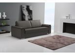Schlafsofa EGOITALIANO "Cecilia, modern & elegant, erstklassiger Sitzkomfort, Dauerschläfer", schwarz, B:234cm H:85cm T:102cm, Leder »BULL« (echtes Rindsleder). Geschliffenes, pigmentiertes und behandeltes Rindsleder mit einer Dicke von 1, 3-1, 5 mm. Dieses Leder zeigt eine ziemlich weiche Hand mit einem halb undurchsichtigen Aussehen. Es handelt sich um ein geschütztes Leder. Eine leichte Decksch