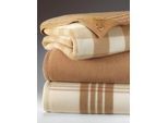 Wohndecke ESKIMO Gr. 1, beige (natur, beige), B:150cm L:200cm, 100% Wolle, Wohndecken, Wohndecke