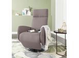 TV-Sessel SIT & MORE "Kobra", grau (steel), B:71cm H:110cm T:82cm, Luxus-Microfaser (90% Polyester, 10% Polyamid);Flachgewebe (100% Polyester);Struktur (100% Polyester), Sessel, TV-Sessel