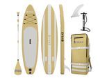 Inflatable SUP-Board YEAZ "SUP Board und Kit LE CLUB - EXOTRACE - SET", gelb, Wassersportboards, Inflatable SUP-Board