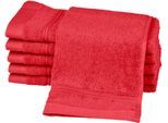 Gästehandtücher ROSS "Rubin", rosa (malve), B:30cm L:50cm, Frottier, Baumwolle, Handtücher, Gästehandtücher, 100% Baumwolle