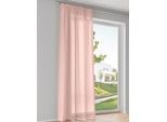 Gardine HEINE HOME Gr. 3, puder, B:140cm H:225cm, Polyester, Gardinen, Gardine