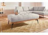 Hocker EXXPO - SOFA FASHION "Palic, moderner Polsterhocker mit tollen Verarbeitungsdetails", beige (papyrus), B:139cm H:47cm T:71cm, Hocker, Hocker
