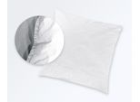 Kissenbezüge PRIMERA "Kissenbezüge »Stone Washed«, Primera (2 Stück)", weiß, B:80cm L:80cm, Renforcé, Obermaterial: 100% Baumwolle, Kissenbezüge, Kissenbezüge, mit Stone-Washed Optik