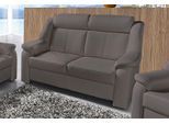 2-Sitzer SIT & MORE "Basel", grau, B:140cm H:98cm T:95cm, PRIMABELLE-Microfaser, Luxus-Microfaser (100% Polyester);Altara Nubuck, Luxus-Microfaser (100% Polyester);SOFTLUX-Kunstleder;NaturLEDER (echtes Rindsleder), Sofas, 2-Sitzer