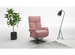TV-Sessel SIT & MORE "Triple Seven Xtra large, bis 200kg belastbar, mit Herz-Waage Funktion", rosa (rose), B:86cm H:113cm T:86cm, 95%Polyester 5%Polyamid, Sessel, TV-Sessel, inkl. Kopfteil- & Drehfunktion, wahlweise mit Akku und Aufstehhilfe