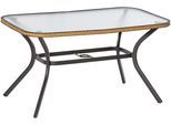 Gartentisch MERXX "Ravenna", grau (natur, anthrazit), B:85cm H:80cm T:150cm, Tische, Gartentisch, 85x150 cm