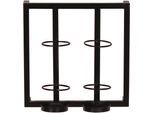 Weinregal SIT "This&That", schwarz, B:35cm H:35cm T:15cm, Regale, Weinregal
