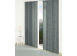 Schiebegardine WIRTH "Niederau" Gr. 2, blau (petrol), B:60cm H:175cm, Jacquard, Polyacryl, Polyester, Gardinen, Schiebegardine