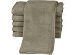 Gaestehandtuecher ROSS "Sensual 9000", grau (flanell), B:30cm L:50cm, Frottier, Obermaterial: 100% Baumwolle, Handtücher, Gaestehandtuecher, mit Aloe-Vera-Öl veredelt
