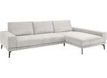 Ecksofa "SO 3600 optimaler Sitzkomfort in Federkern o. Kaltschaum, 2 Sitzhöhen", grau (kama silber), B:293cm H:87cm T:180cm, 100% Polyester, SET ONE BY MUSTERRING, Sofas, Ecksofa, Sitzhöhe 44 cm, Federkern, B 293 x T 180 cm, Kama silver
