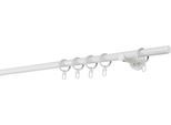 Gardinenstange MYDECO "20mm Match Wandträger 6,5 cm", weiß, L:160cm, Gardinenstangen, Gardinenstange