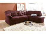 Ecksofa DOMO COLLECTION "Papenburg, zeitlose Rückensteppung, elegante Armlehne, L-Form", rot (karminrot), B:241cm H:84cm T:178cm, Kunstleder SOFTLUX;Luxus-Microfaser (100% Polyester);Struktur ( 90% Polyester, 10% Polyacryl);Microfaser PRIMABELLE (100% Polyester), Sofas, Ecksofa, mit Ottomane, wahlweise mit Bettfunktion