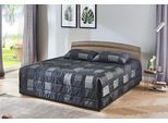 Polsterbett, beige (sandfarben), B:210cm L:210cm, Bezug Bett: Kunstleder;Bonnell-Federkernmatratze: 51% Polypropylen, 39% Polyester und 10% Baumwolle;Kaltschaummatratze: 100% Polyester, Bezug abnehm- und waschbar bis 60C, WESTFALIA SCHLAFKOMFORT, Betten, Polsterbett, inkl. Bettkasten bei Ausführung mit Matratze