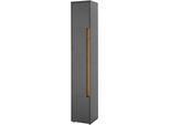Hochschrank HOME AFFAIRE "CITY/GIRON, Badschrank mit Griffmulde, Schrank in zeitlosem Design", grau (anthrazit), B:34cm H:199cm T:34cm, FSC-zertifizierter Holzwerkstoff, Schränke, Hochschrank, in den Farben Weiß und Anthrazit verfügbar, viel Stauraum