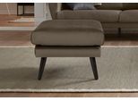Hocker OTTO HOME "Bille", braun, B:58cm H:45cm T:58cm, Struktur (100% Polyester);Struktur fein (100% Polyester);Samtoptik (100% Polyester);Luxus-Microfaser weich (100% Polyester), Hocker, Hocker, mit Eiche-Beinen, Design by Morten Georgsen