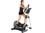 Crosstrainer-Ergometer SPIRIT FITNESS "DRE 40", schwarz (anthrazit, schwarz), CrosstrainerB:55cm H:164,5cm L:109cm, Crosstrainer-Ergometer, 130 kg max. Benutzergewicht, 32 Widerstandsstufen, B:55cm H:164,5cm L:109cm