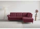 Ecksofa SIT & MORE "Göteborg", rot (bordeaux), B:250cm H:90cm T:226cm, Sofas, Ecksofa, inkl. Sitztiefenverstellung, wahlweise mit Bettfunktion & Bettkasten