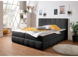 Boxbett OTTO HOME "Hartley inkl. Bettkasten und Topper, auch in Überlänge erhältlich", schwarz, B:172cm L:210cm, Komplettbetten, Boxbett, wahlweise mit Bonnell- oder TTFK-Matratze in H2, H3 o. H4 erhältlich
