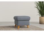 Polsterhocker HOME AFFAIRE "Trelleborg", blau (blaugrau), B:58cm H:48cm T:58cm, 100% Polyester, Hocker, Polsterhocker, passend zur Serie "Trelleborg", incl. Stauraum