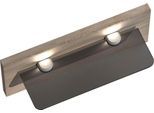 Ablageelement WIEMANN "Meran", beige (eiche, sägerau), B:40cm H:20cm T:12cm, Glas, Holzwerkstoff, Regale, Ablageelement, wahlweise mit LED-Beleuchtung