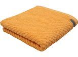Duschtuch ROSS "Smart", orange (aprikose), B:70cm L:140cm, Frottier, Obermaterial: 100% Baumwolle, Handtücher, Duschtuch, Uni-Rippe mit Velourslabel