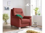 Sessel SIT & MORE "Boccaccio", orange (terra), B:90cm H:104cm T:96cm, Kunstleder SOFTLUX;Luxus-Microfaser (90% Polyester, 10% Polyamid);Flachgewebe (100% Polyester), Sessel, Sessel, inklusive Federkern und Kopfteilverstellung