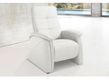 Sessel EXXPO - SOFA FASHION "Tivoli, Hochlehnsessel, Relaxsessel, Kinosessel, bequem", weiß (altweiß), B:87cm H:109cm T:152cm, Softlux-Kunstleder;NaturLeder;Luxus-Microfaser, »Aqua Clean« (50% Polyester, 35% Polyacryl, 15% Polyamid), Sessel, Sessel, mit Relaxfunktion, schmale Armlehnen
