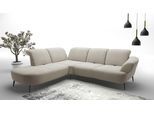 Ecksofa SIT & MORE "Dance, L-Form, inkl. Sitztiefenverstellung", beige (nature), B:302cm H:91cm T:270cm, 95%Polyester 5%Polyamid, Sofas, Ecksofa, inkl. Click&Seat, optional mit Kopfteilverstellung